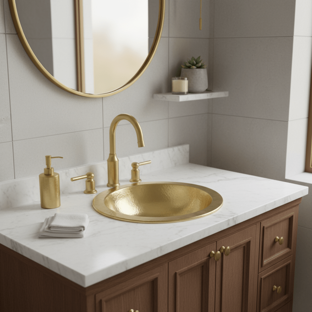Undermount / Drop-In Brass Sinks - Insideast