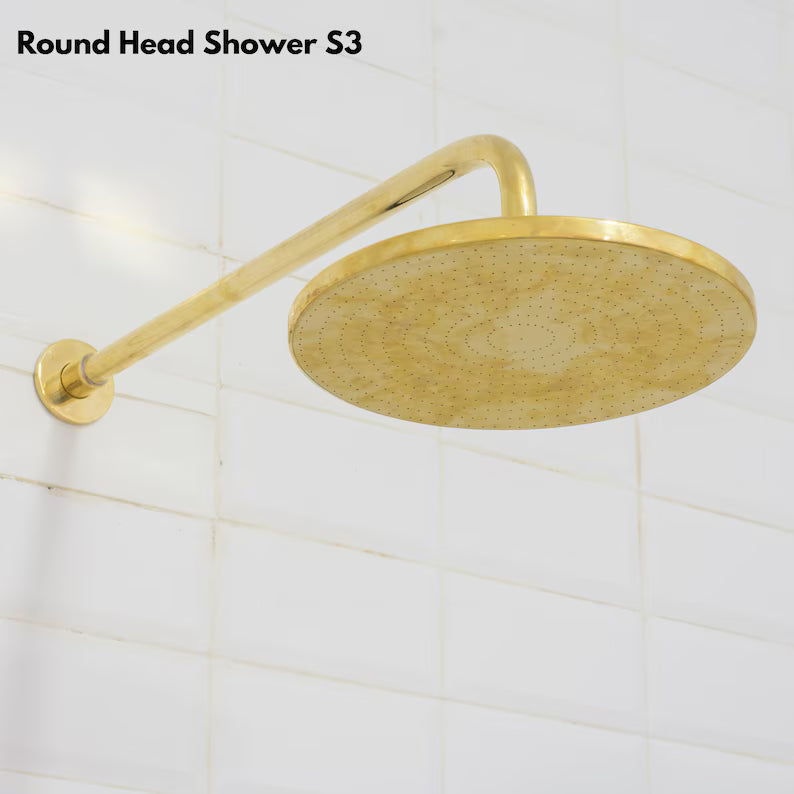 Built-in 2 outlet Brass Shower System - Head Shower System With Tub Filler