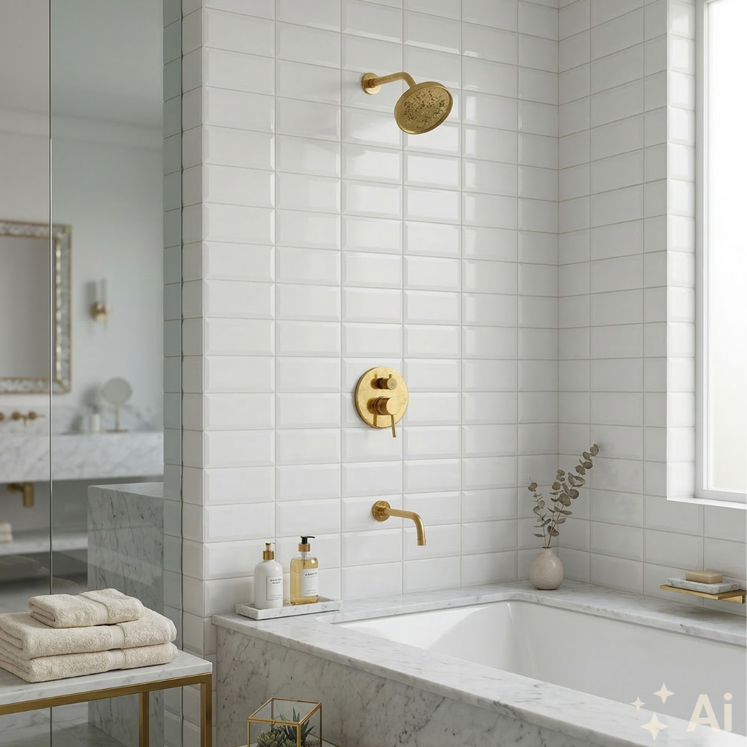 shower system setup