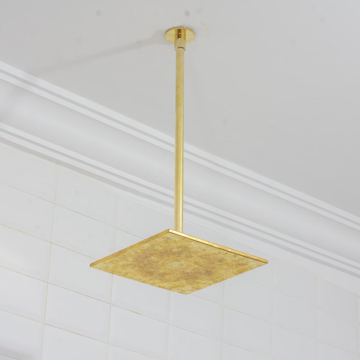 Douchette Haute Fixe, Pommeau de Douche Fixe au Plafond et Douchette à Main
