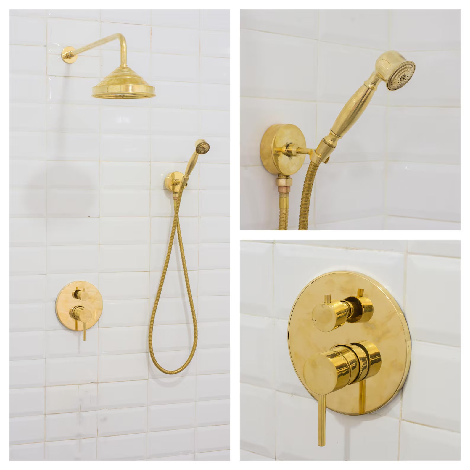 Brass Shower System – Moroccan Handcrafted Brass