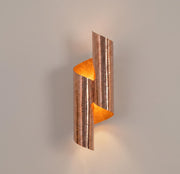 Applique murale en cuivre martelé, Lampe murale minimaliste moderne, Éclairage de couloir et de salle de bain