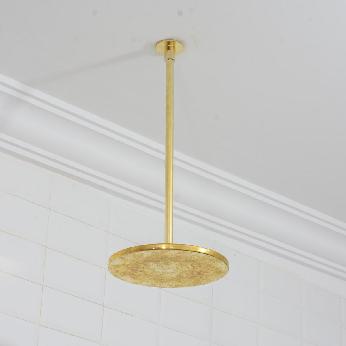 Douchette Haute Fixe, Pommeau de Douche Fixe au Plafond et Douchette à Main