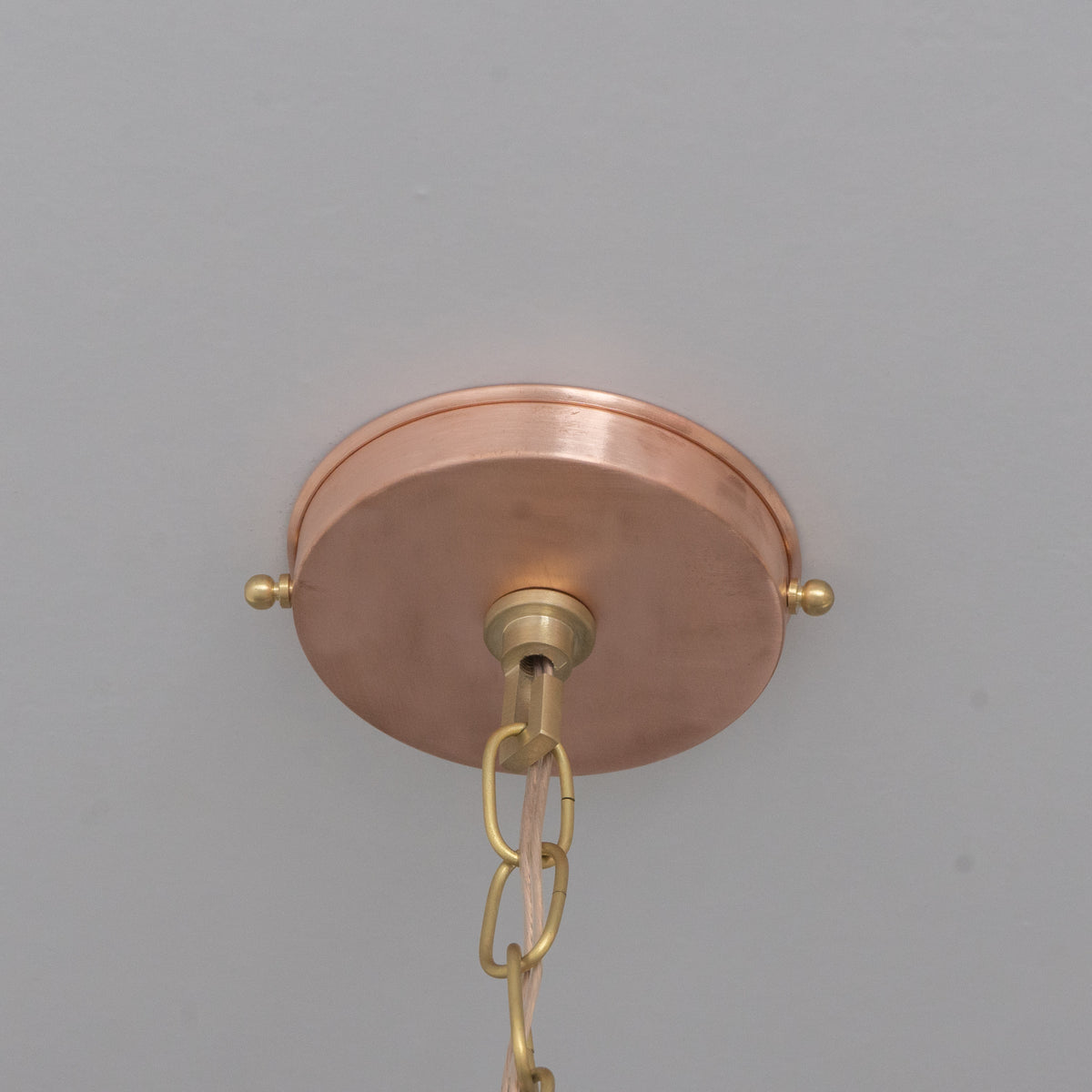Textured Antique Copper Dome Pendant - Hand - Hammered Moroccan Industrial Hanging Light - Insideast