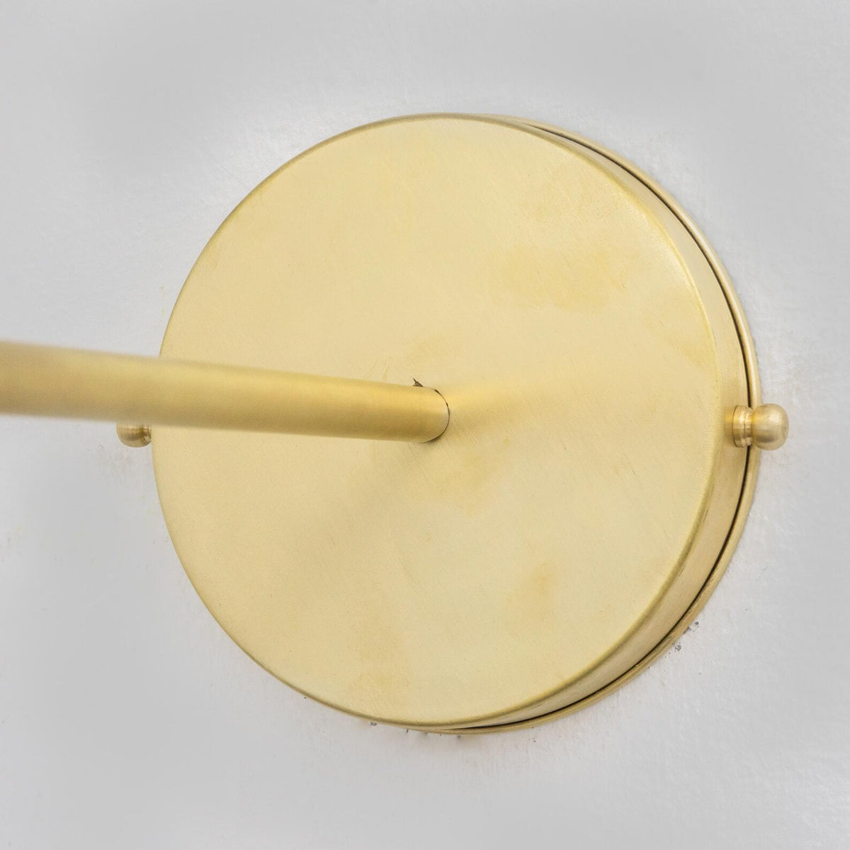 Powder Room Brass Sconce, Brushed Brass Wall Lamp, Wall Lighting Fixture