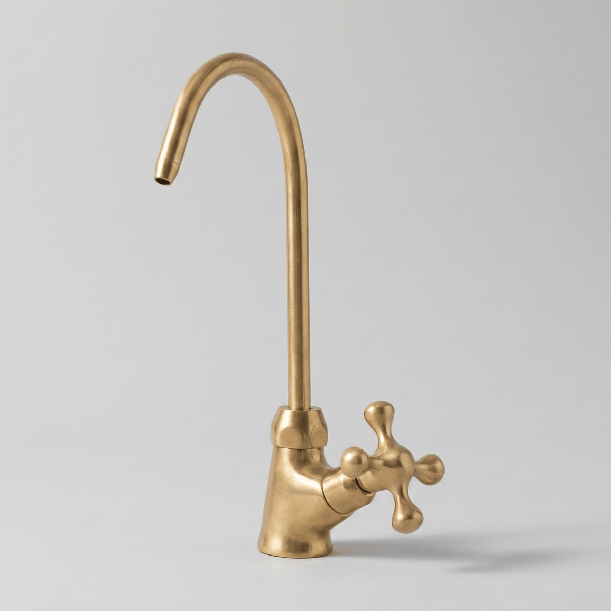 Artisan Gooseneck Water Tap | Single Hole Cold Water Faucet | Signature Living Finishes - Insideast