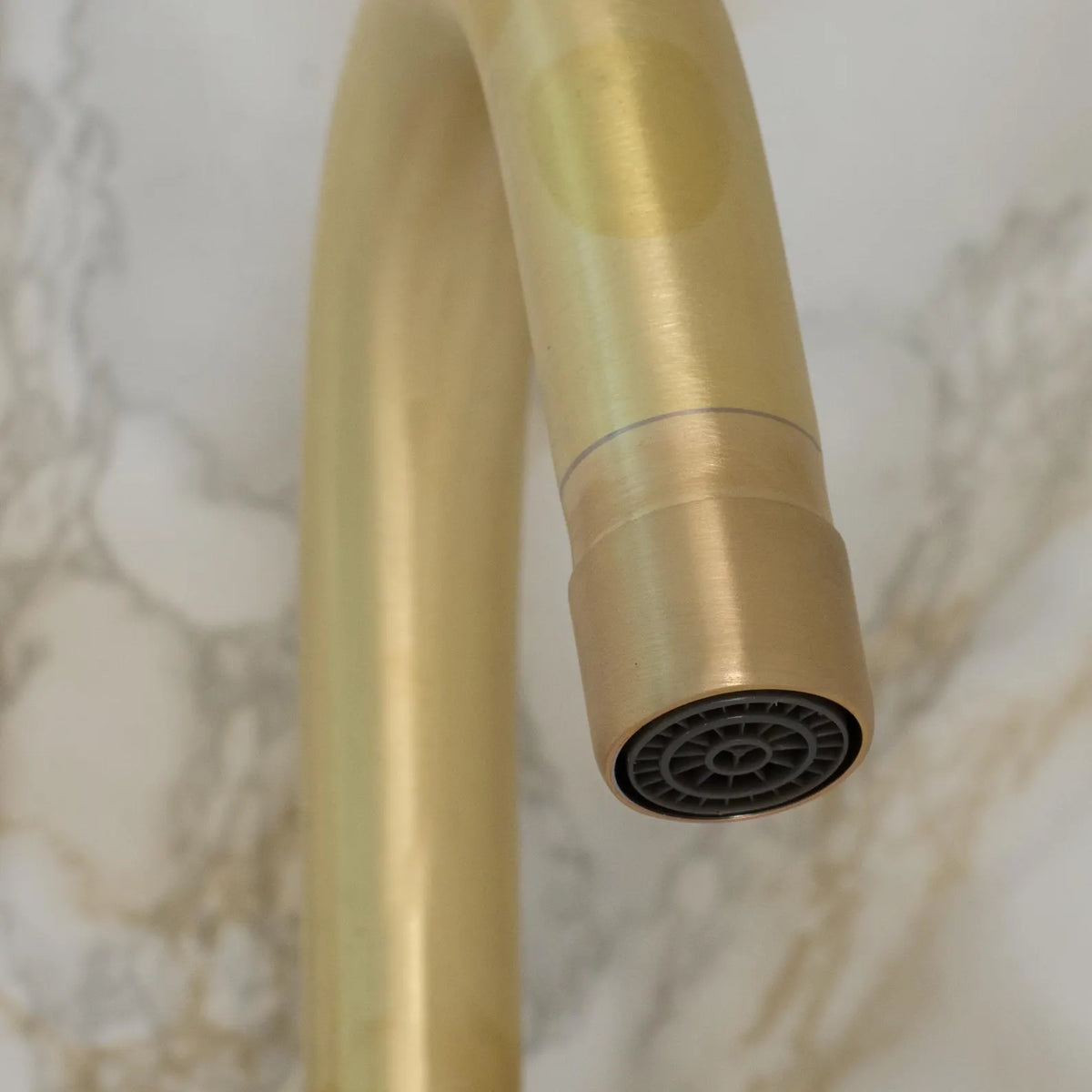 Widespread 3 Holes Solid Unlacquered Brass Faucet, Brushed Finish