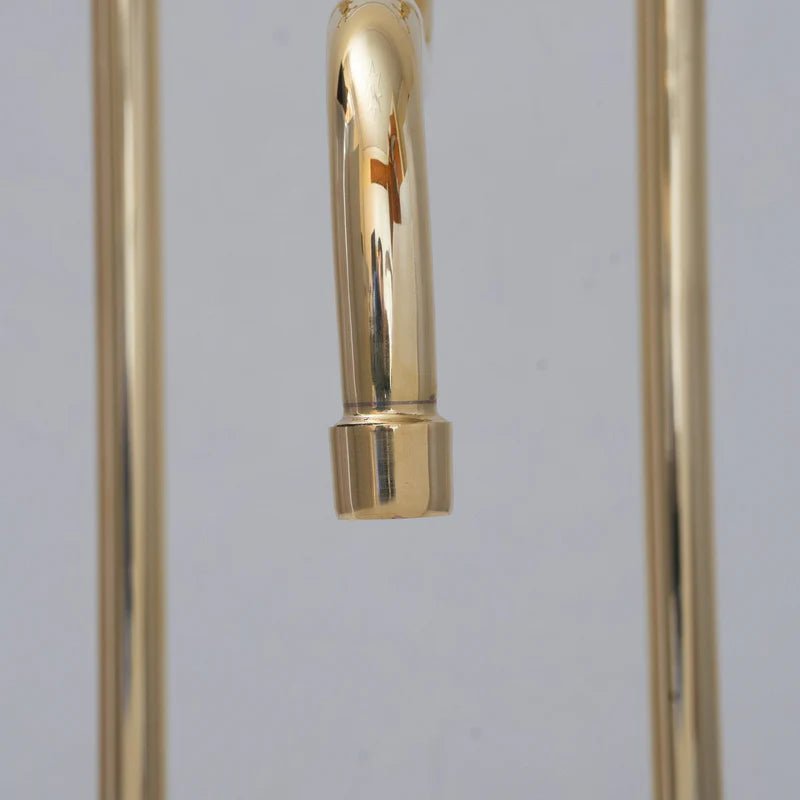 Antique Brass Kitchen Faucet – Unlacquered Brass Faucet - Insideast