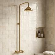 Antique Brass Shower Fixtures – Brass Shower System - Insideast
