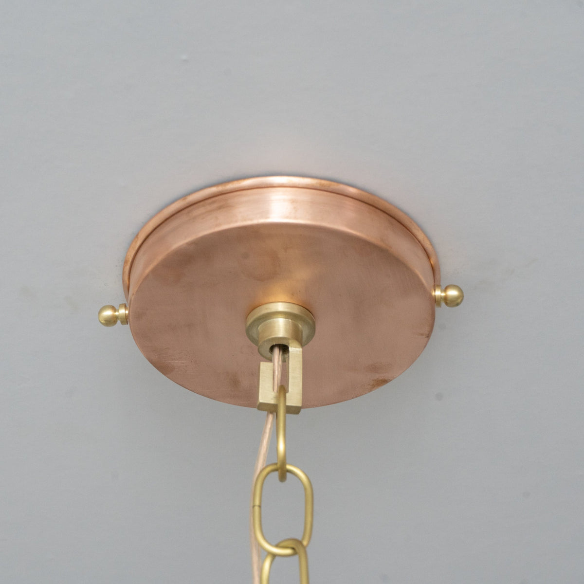 Antique Bronze Hammered Dome Pendant Light - Artisan Patina Finish - Insideast