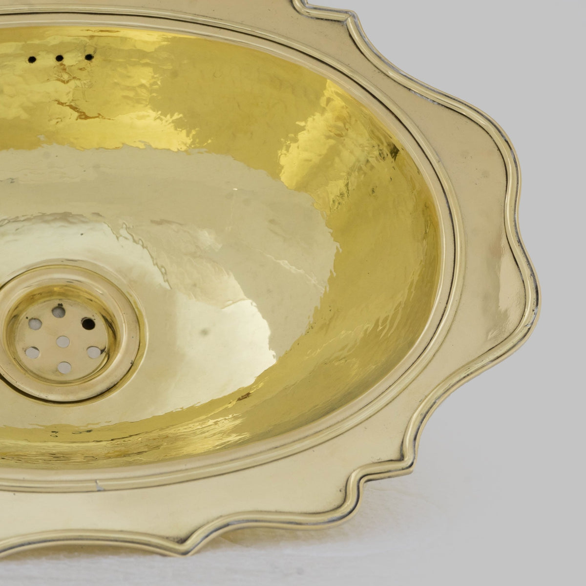 Antique Solid Brass Sink, Unlacquered Exposed Oval Bathroom Sink, Bathroom Vessel sink - Insideast