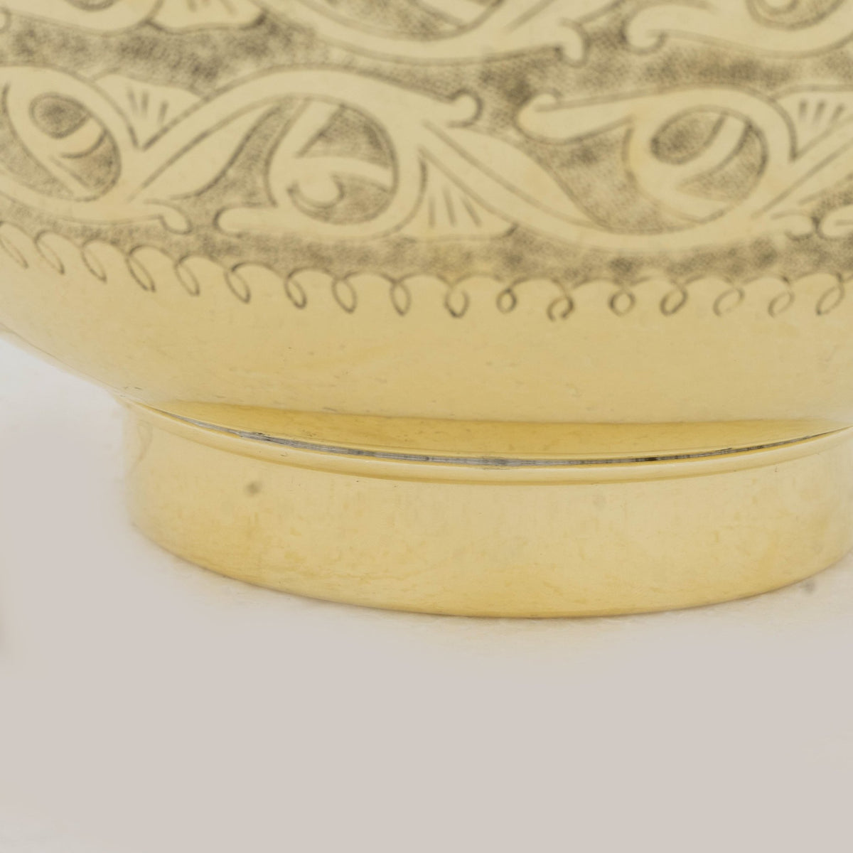 Brass Bathroom Sink, Bowl Vessel Sink, Vanity Basin Sink, Hand Hammered and Hand Engraved - Insideast