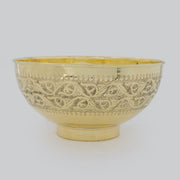 Brass Bathroom Sink, Bowl Vessel Sink, Vanity Basin Sink, Hand Hammered and Hand Engraved - Insideast