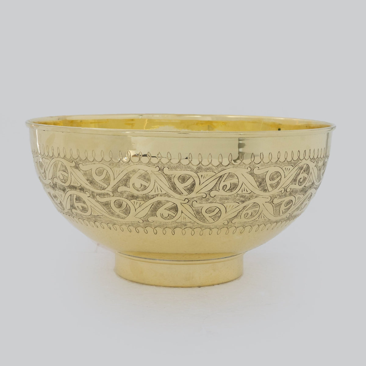 Brass Bathroom Sink, Bowl Vessel Sink, Vanity Basin Sink, Hand Hammered and Hand Engraved - Insideast