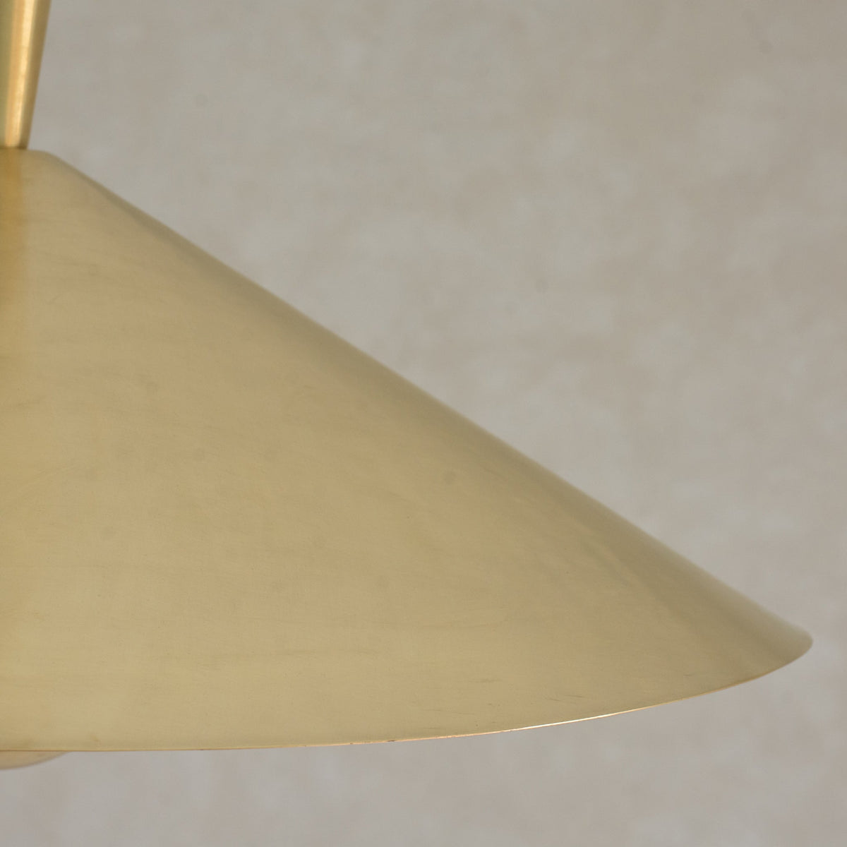 Brass Cone Pendant Light, Kitchen Island Ceiling Light Fixture, Modern Hanging Shade For Kitchen & Living Room, Cone Shade Light - Insideast