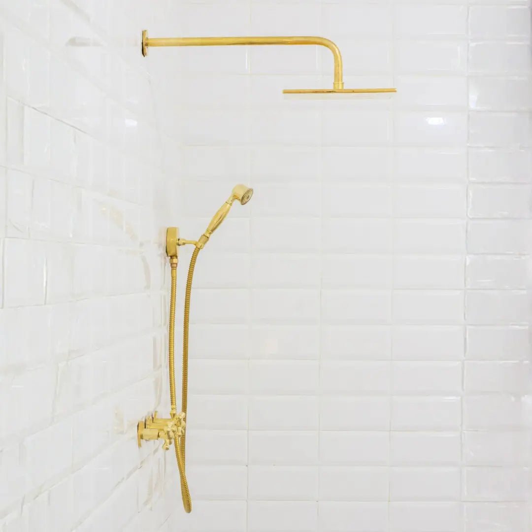 Brass Shower Fixtures – Dual Shower Head - Insideast