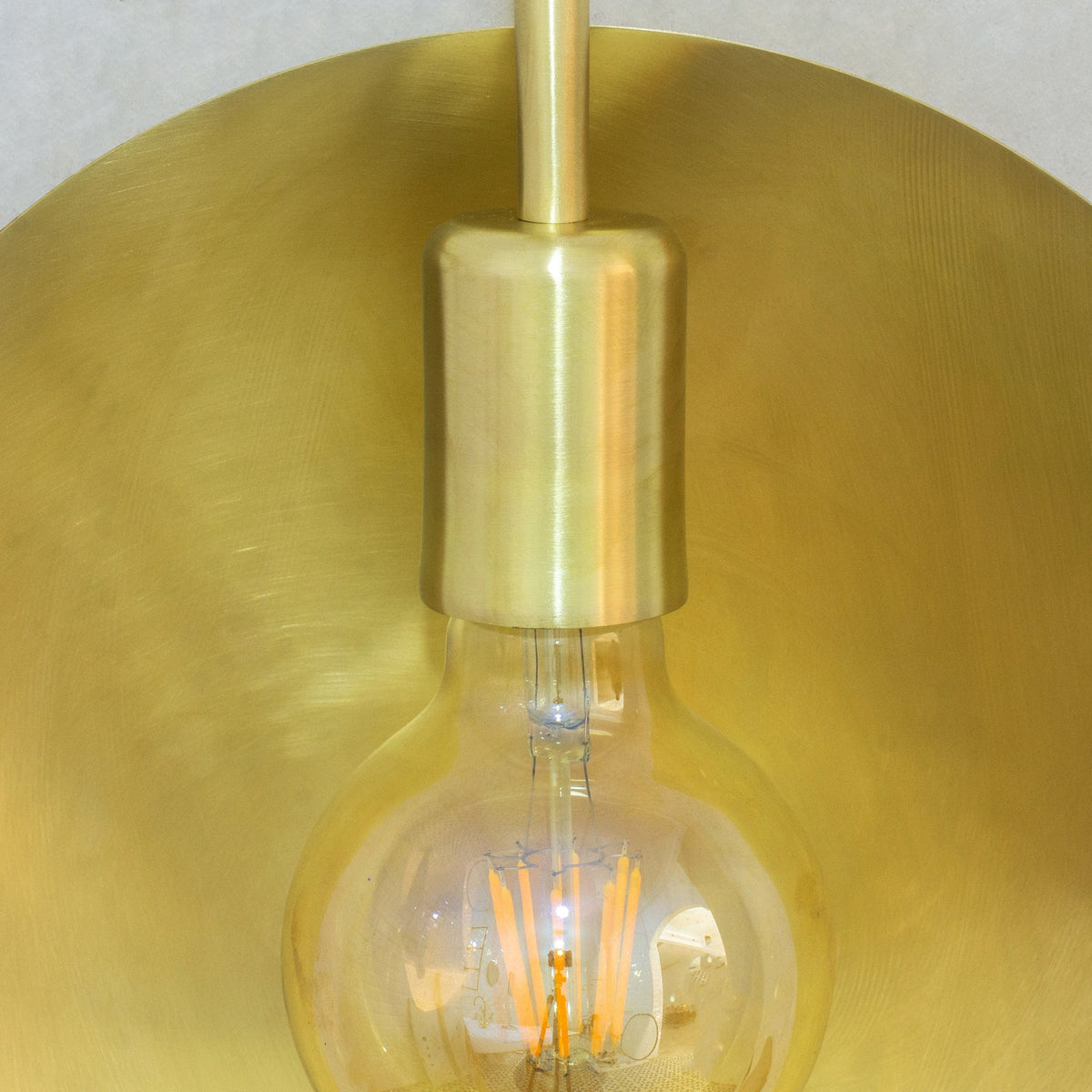 Brass Wall Light Fixture, Brushed Sconce Light, Wall Lamp, Indoor Light, Wall Dish Sconce Brass - Insideast