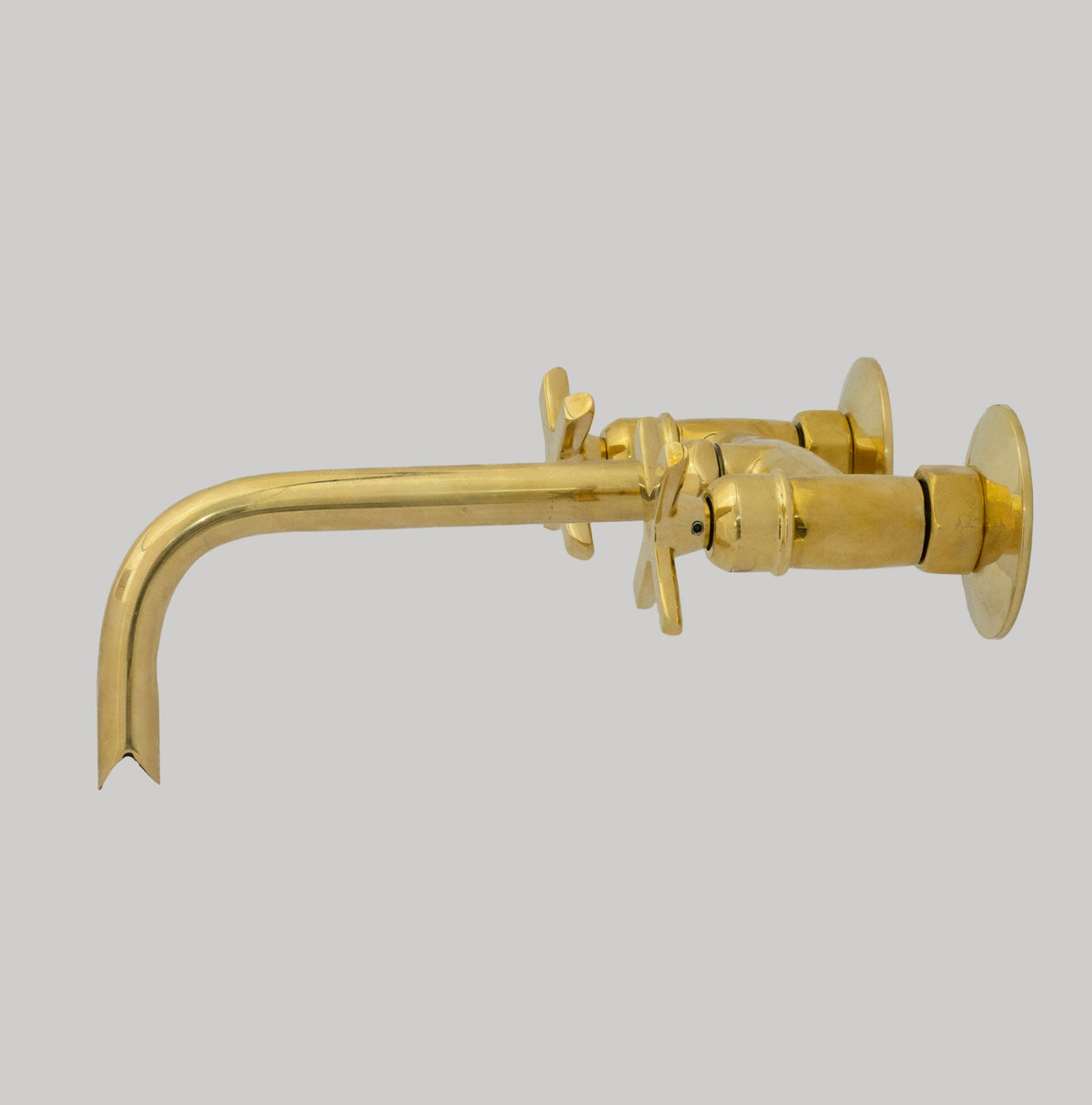 Brass Wall Mount Faucet – Antique Brass Bathroom Faucet - Insideast