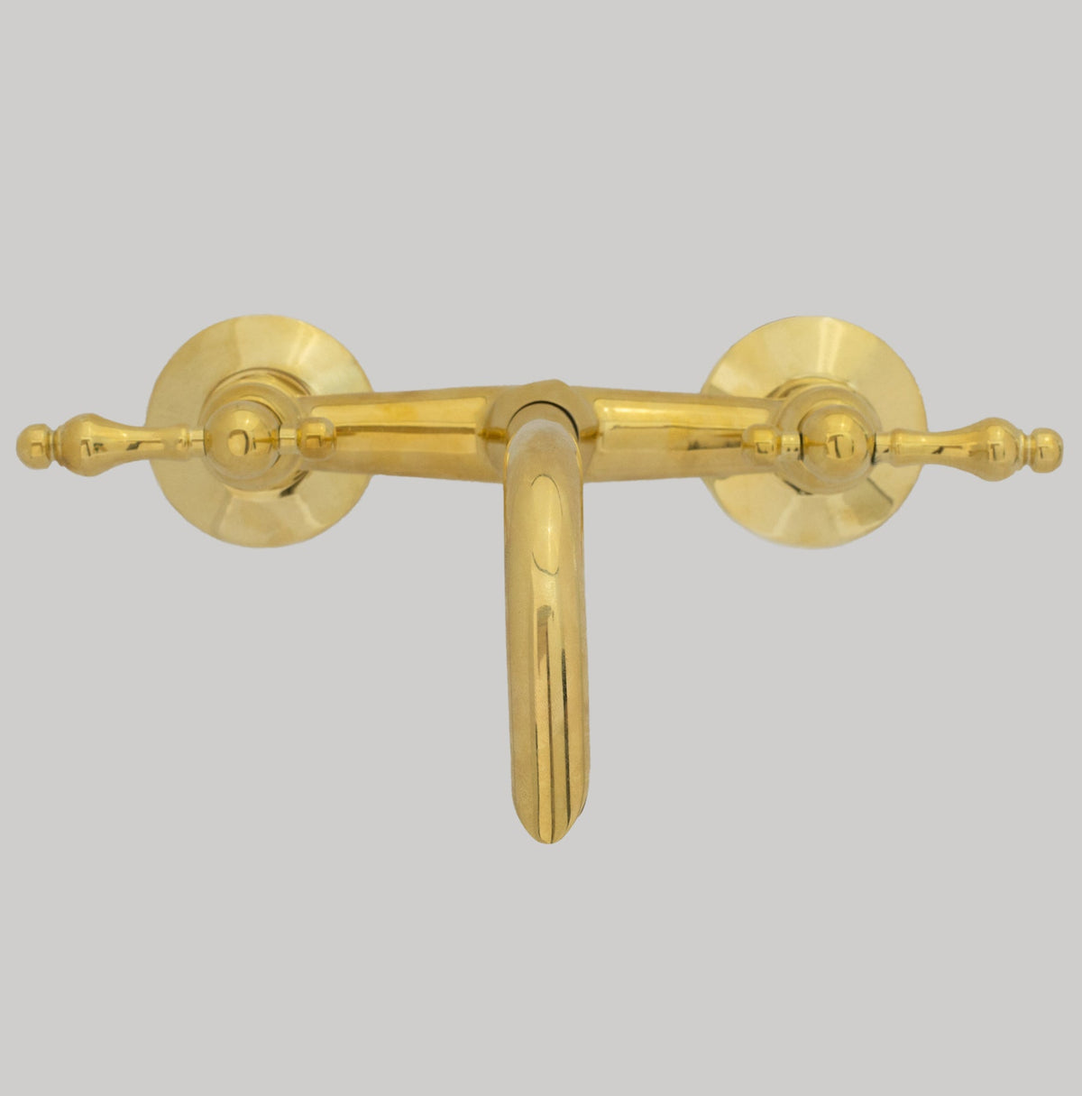 Brass Wall Mount Faucet – Antique Brass Bathroom Faucet - Insideast