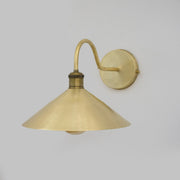 Brushed Brass Hallway Sconce, Wall Mount Lamp, Sconce Lighting Fixture - Insideast