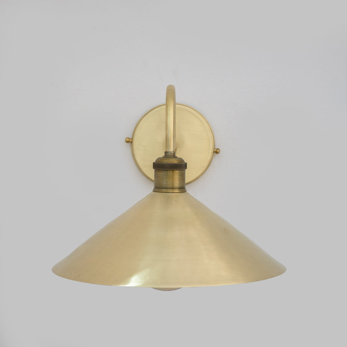 Brushed Brass Hallway Sconce, Wall Mount Lamp, Sconce Lighting Fixture - Insideast