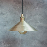 Brushed Brass Pendant Light Shade, Ceiling Mount Kitchen Island Lighting, Brass Hanging Lamp Dining Table - Insideast