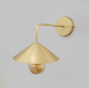 Brushed Brass Wall - Mounted Lamp, Entryway Wall Sconce Light - Insideast