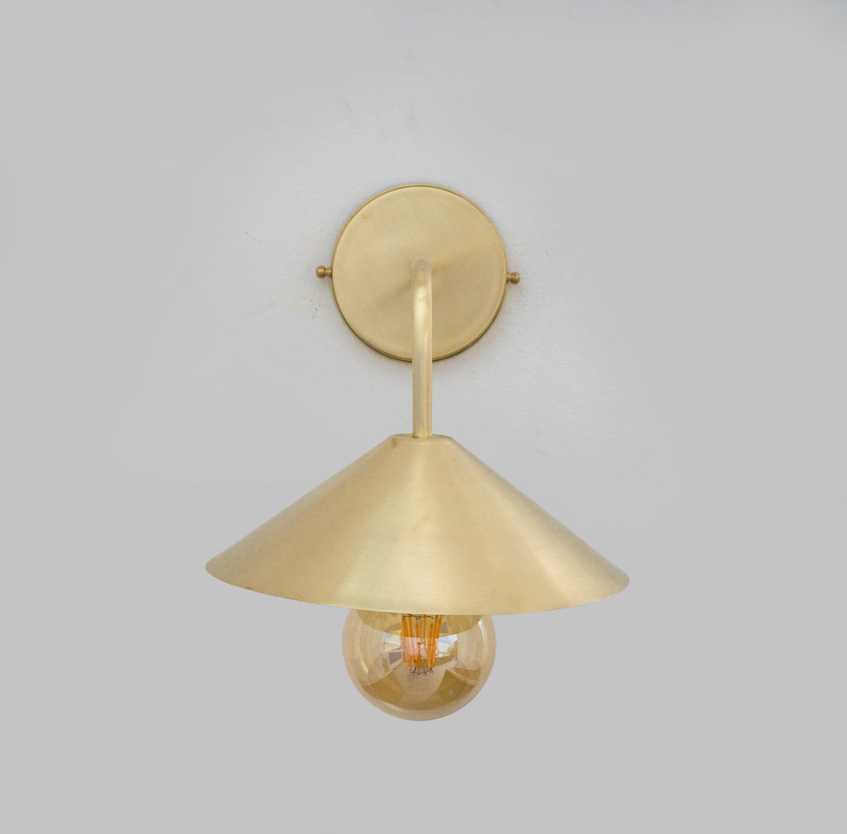 Brushed Brass Wall - Mounted Lamp, Entryway Wall Sconce Light - Insideast