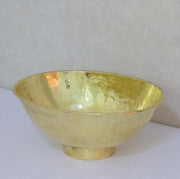 Hammered Brass Oval Vessel Sink | Handmade Bathroom Washbasin - Insideast
