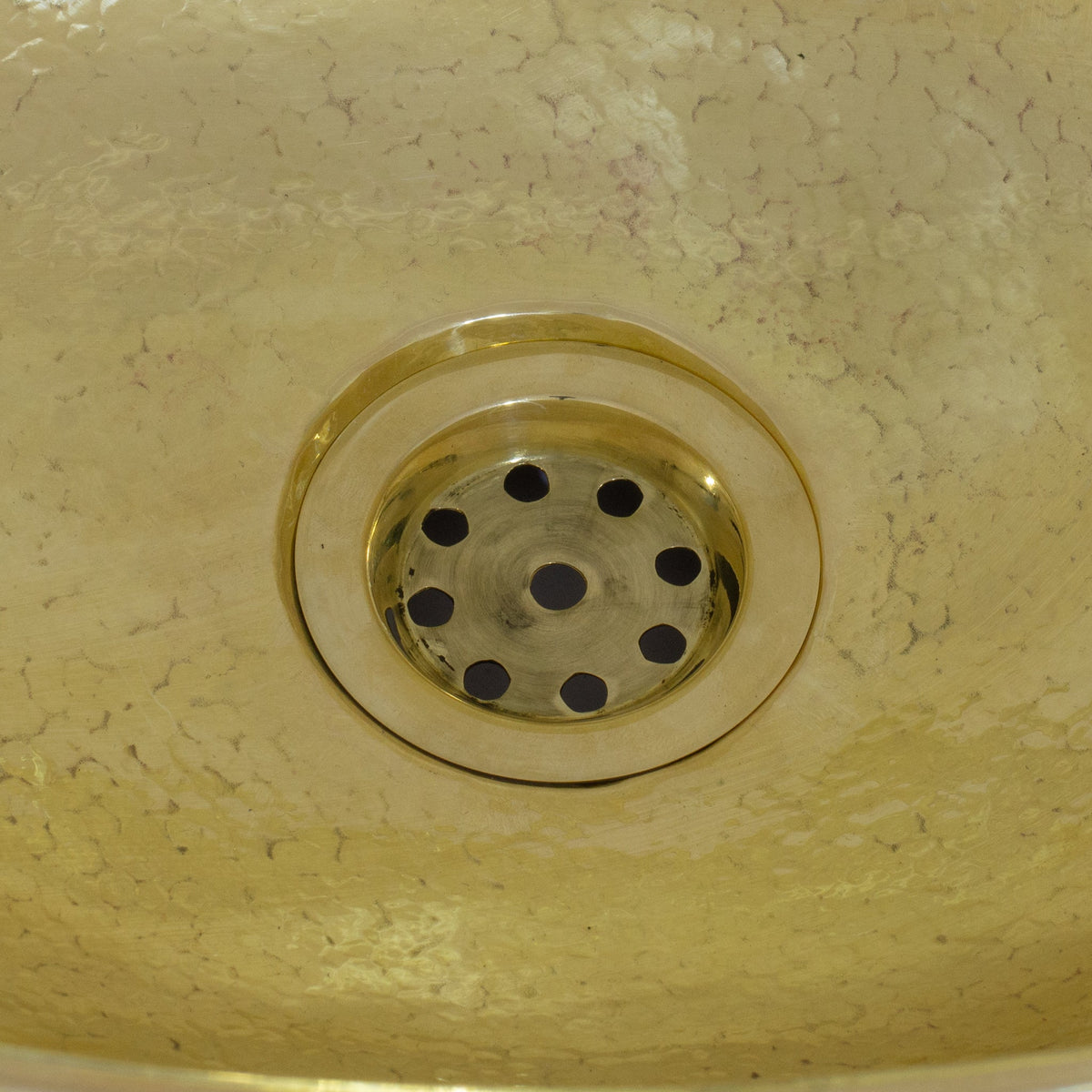 Hammered Brass Oval Vessel Sink | Handmade Bathroom Washbasin - Insideast