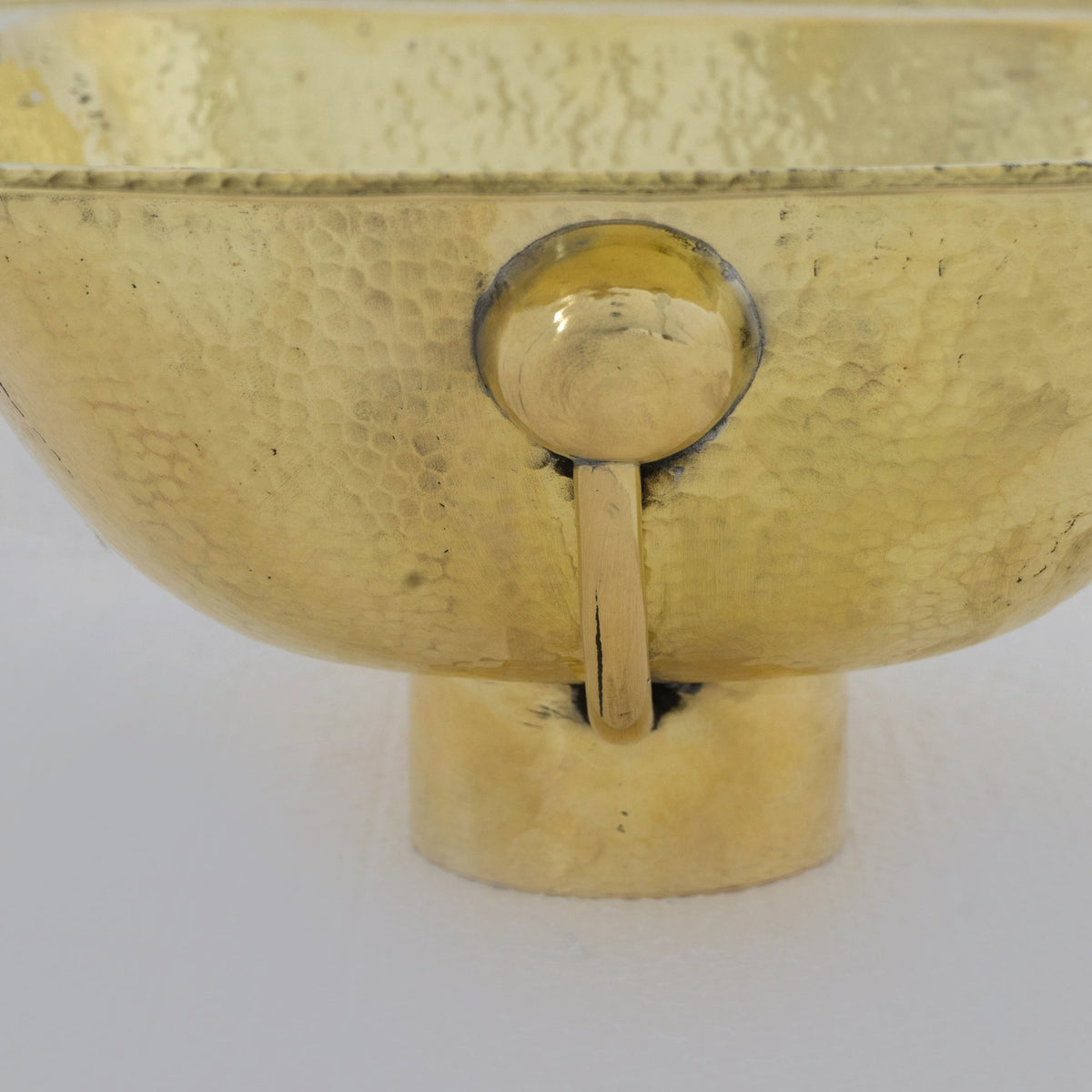 Hammered Brass Sink, Square Drop - in Brass Bathroom Sink, Hammered Antique Brass Sink - Insideast