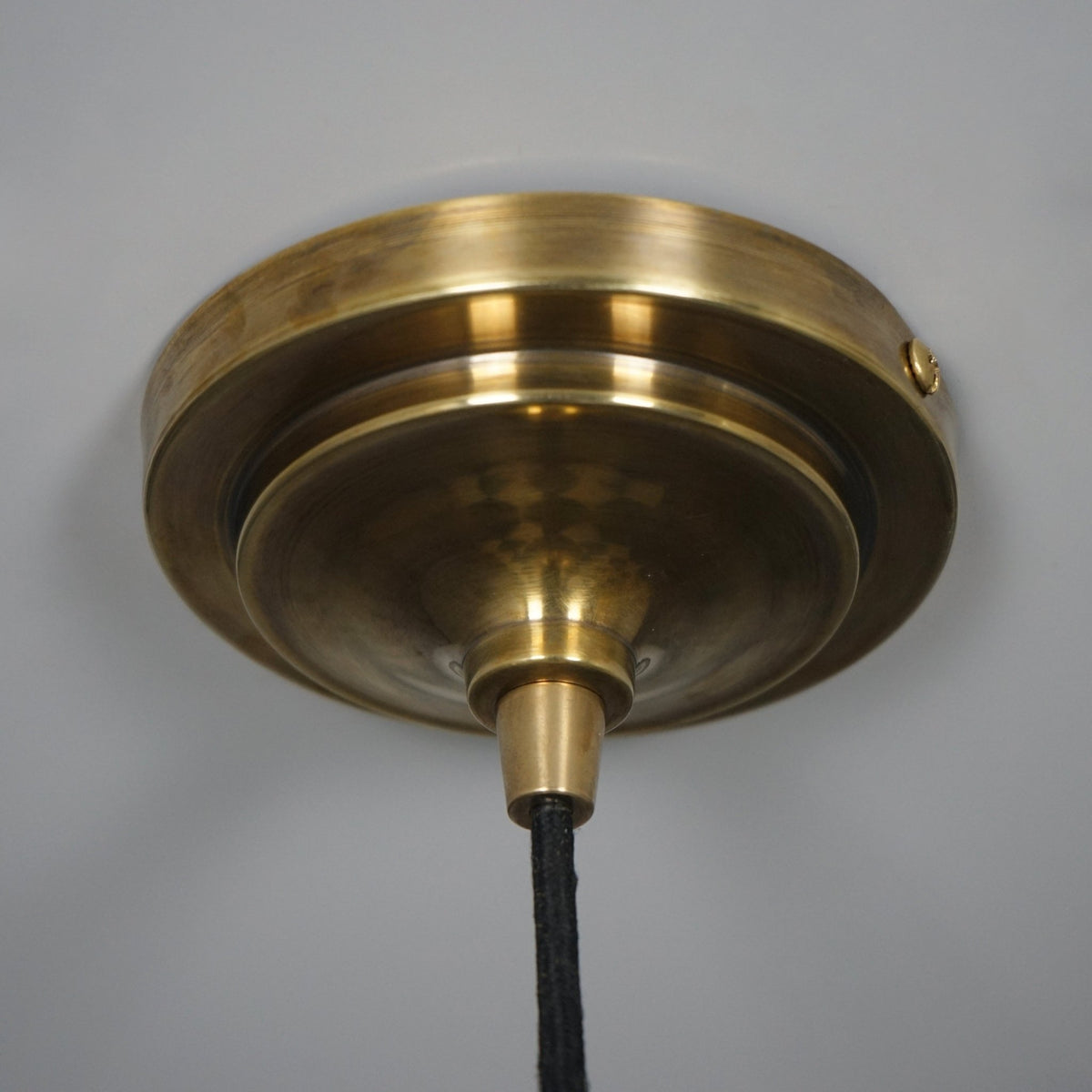 Hammered Bronze Finish Bowl Plate Pendant Light, Solid Brass Ceiling Light - Insideast