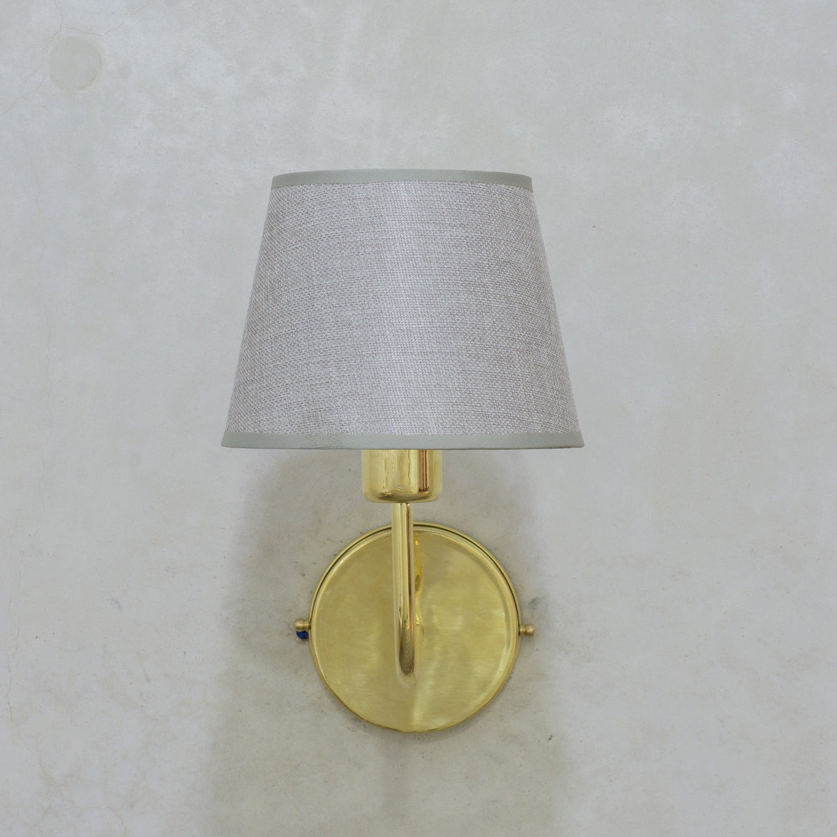 Handcrafted Brass Wall Sconce, Wall Light With Tissue Cover, Living Room Wall Light, Indoor Wall Lamp - Insideast