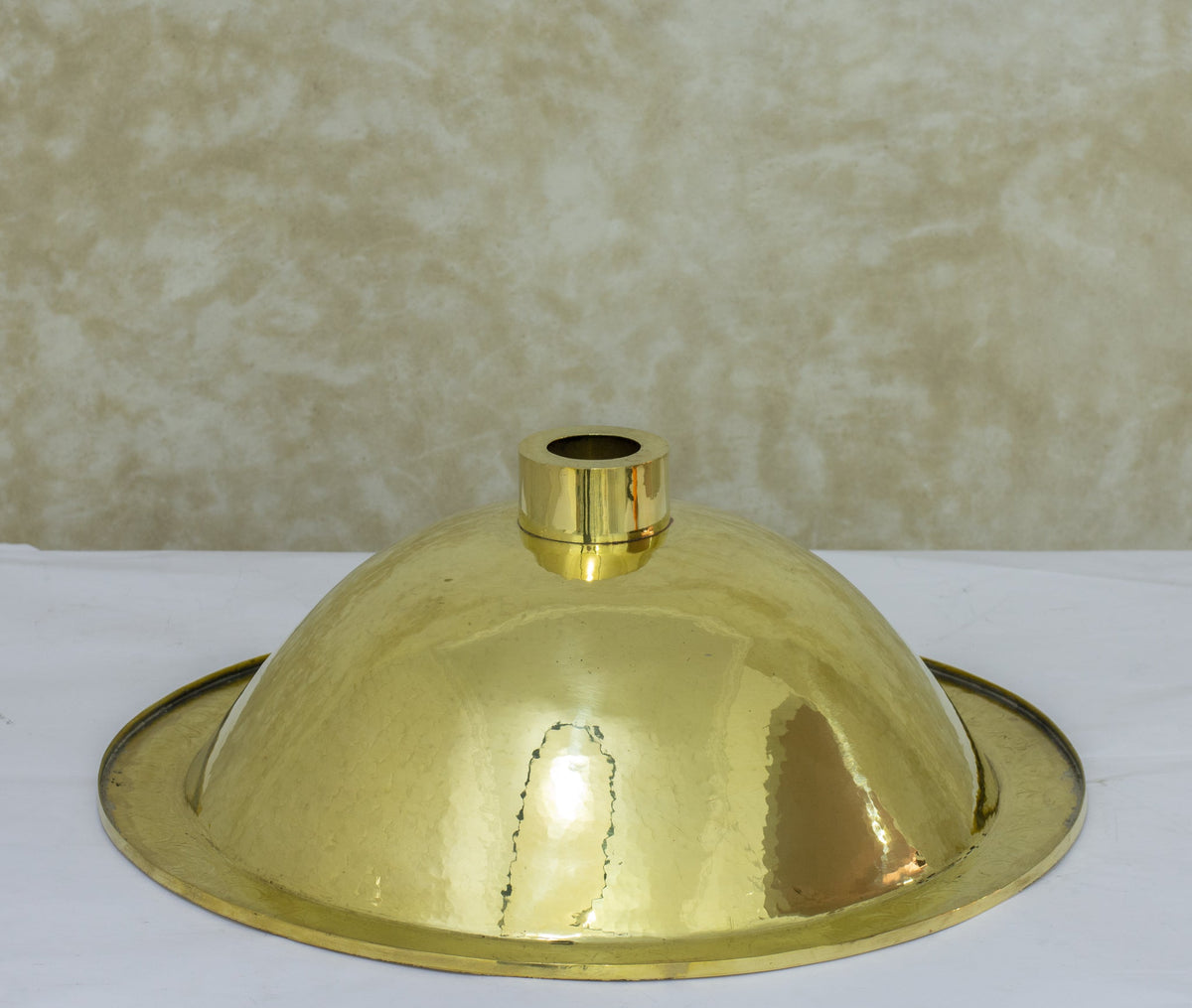 Handcrafted Solid Brass Drop - in Sink, Bathroom Sink, Round Sink, Drop - in Basin Sink - Insideast