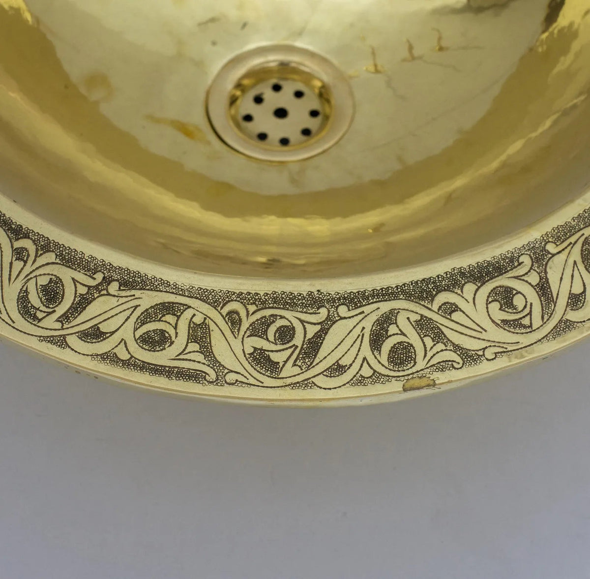 Handcrafted Solid Brass Drop - in Sink, Bathroom Sink, Round Sink, Drop - in Basin Sink - Insideast