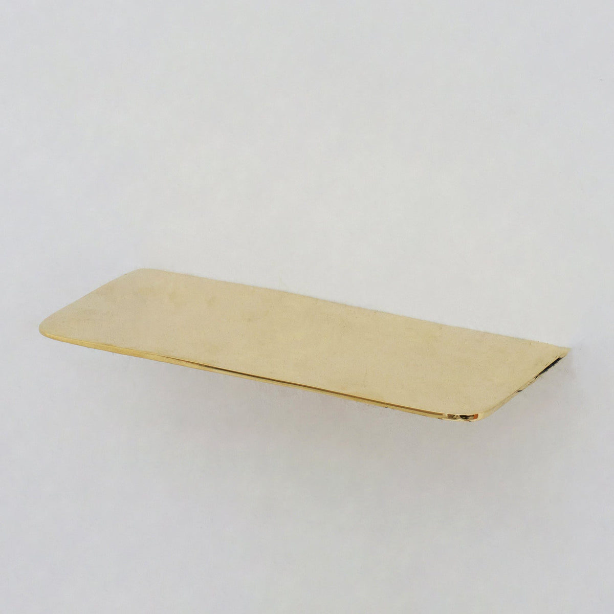 Handcrafted Solid Brass Floating Shelf, Bathroom Shelf Brass, Wall Mount Bathroom Soap Holder - Insideast