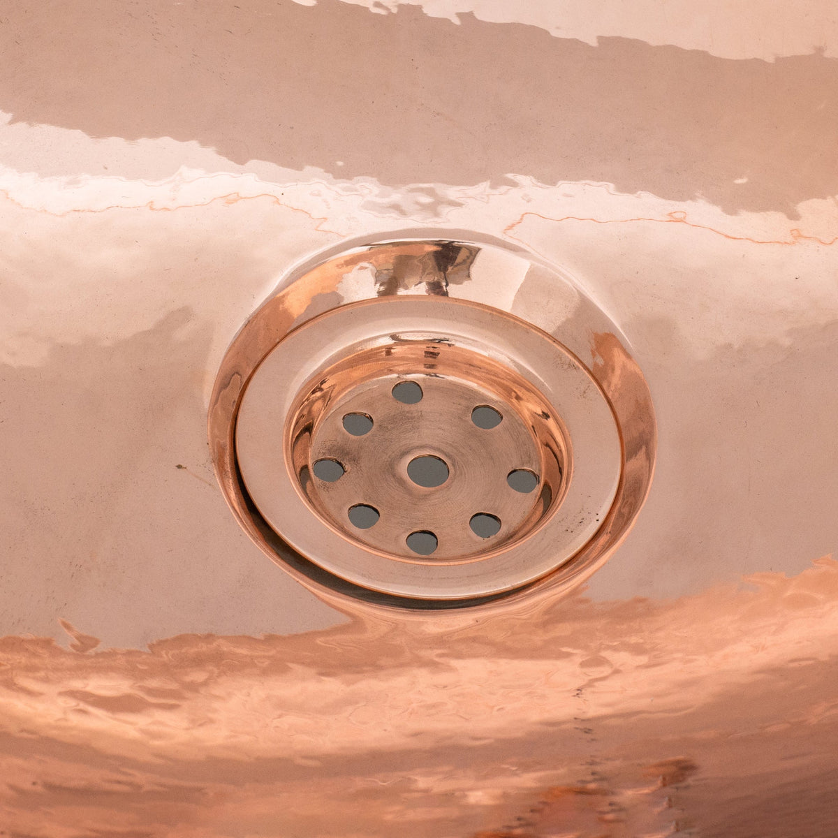 Handcrafted Solid Copper Vessel Sink, Vanity Top Mount Sink, Bathroom Copper Basin, Freestanding Sink Copper - Insideast