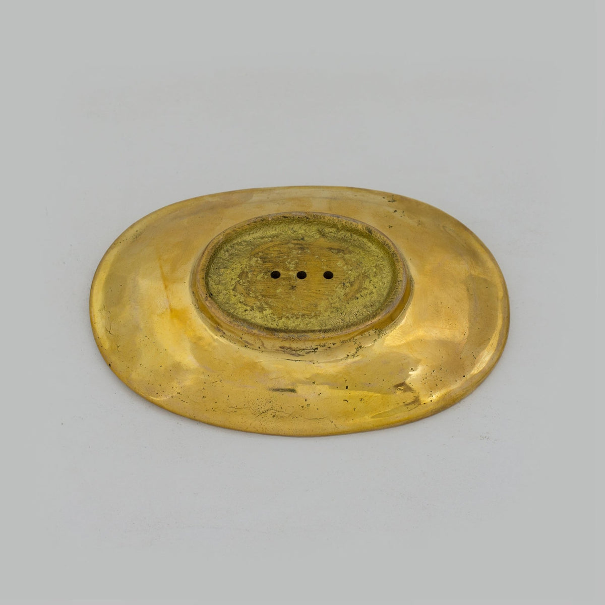 Handcrafted Unlacquered Brass Self Draining Soap Dish, Bar Soap Tray, Countertop Soap Holder, Soap Caddy, Soap Plate Dish - Insideast