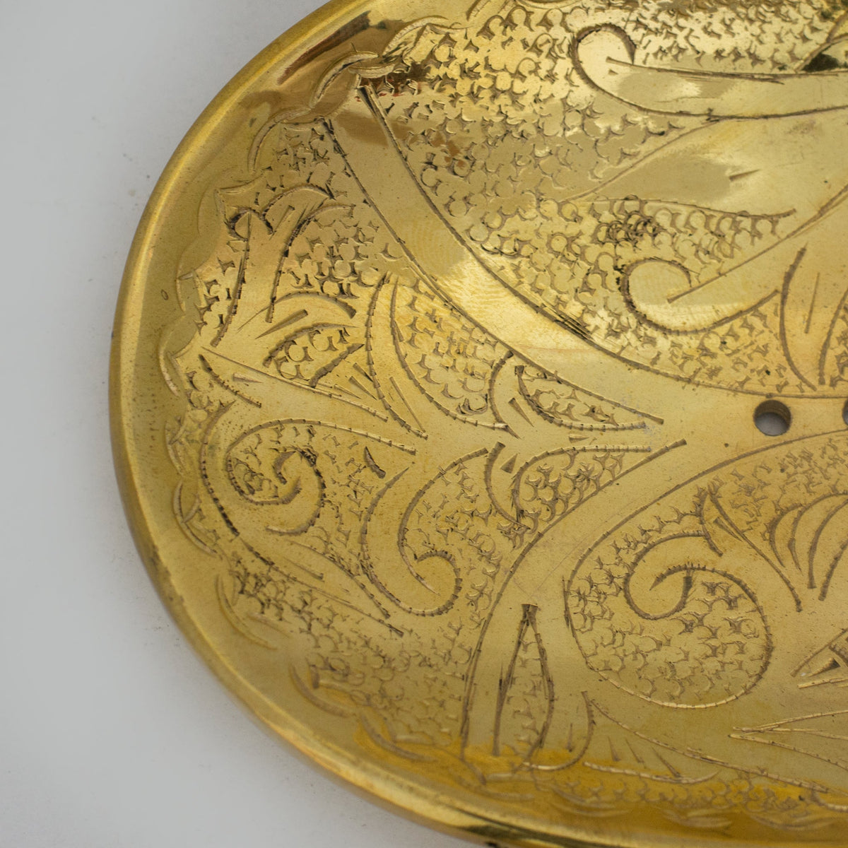 Handcrafted Unlacquered Brass Self Draining Soap Dish, Bar Soap Tray, Countertop Soap Holder, Soap Caddy, Soap Plate Dish - Insideast