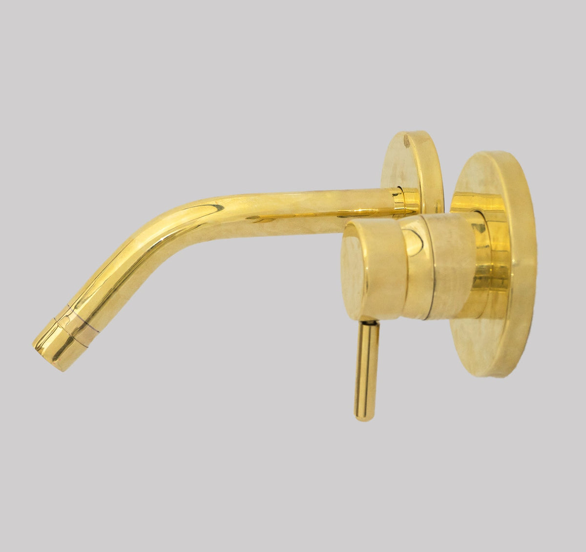 Heritage - Unlacquered Brass Bath Wall Mount Faucet - Insideast