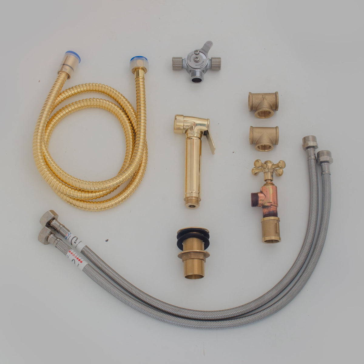 Heritage - Unlacquered Brass Kitchen Sprayer - Insideast