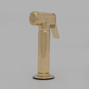 Heritage - Unlacquered Brass Kitchen Sprayer - Insideast