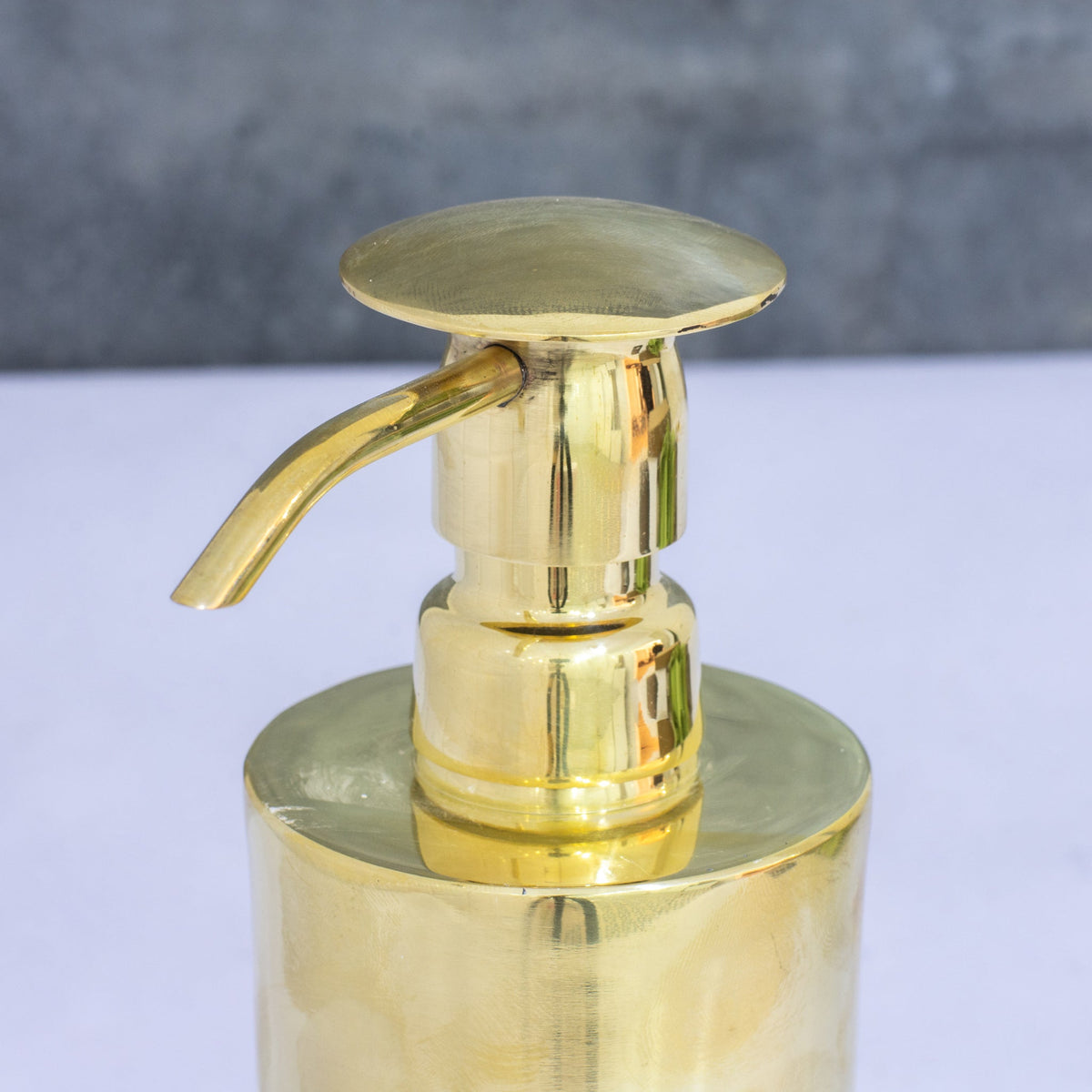 Heritage - Unlacquered Brass Soap Dispenser - Insideast