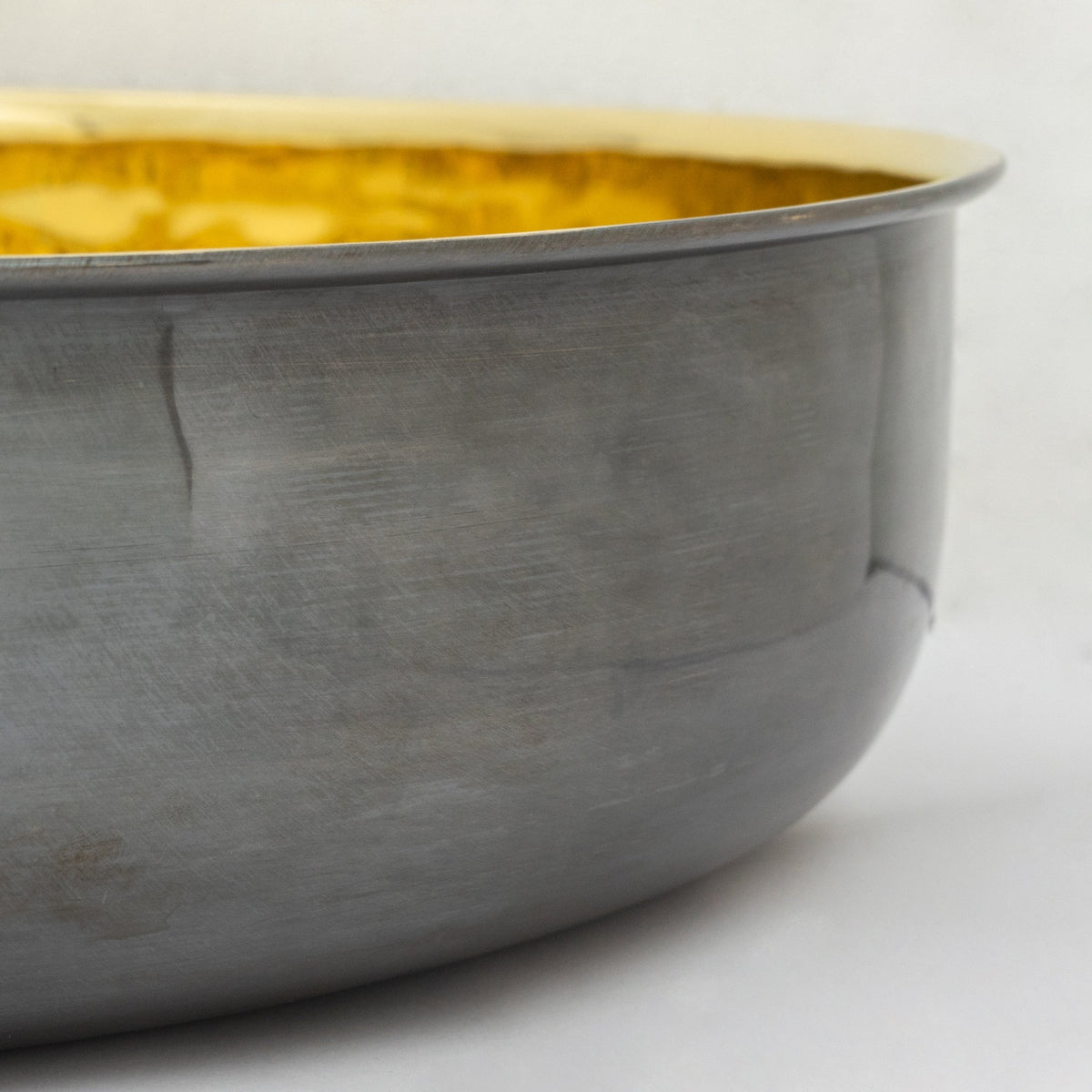 Oil Rubbed Bronze Brass Countertop Vessel Sink, Brass Bathroom Round Basin Sink - Insideast