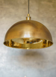 Oil Rubbed Bronze Dome Pendant Light, Bronze Ceiling Dome Lampshade - Insideast