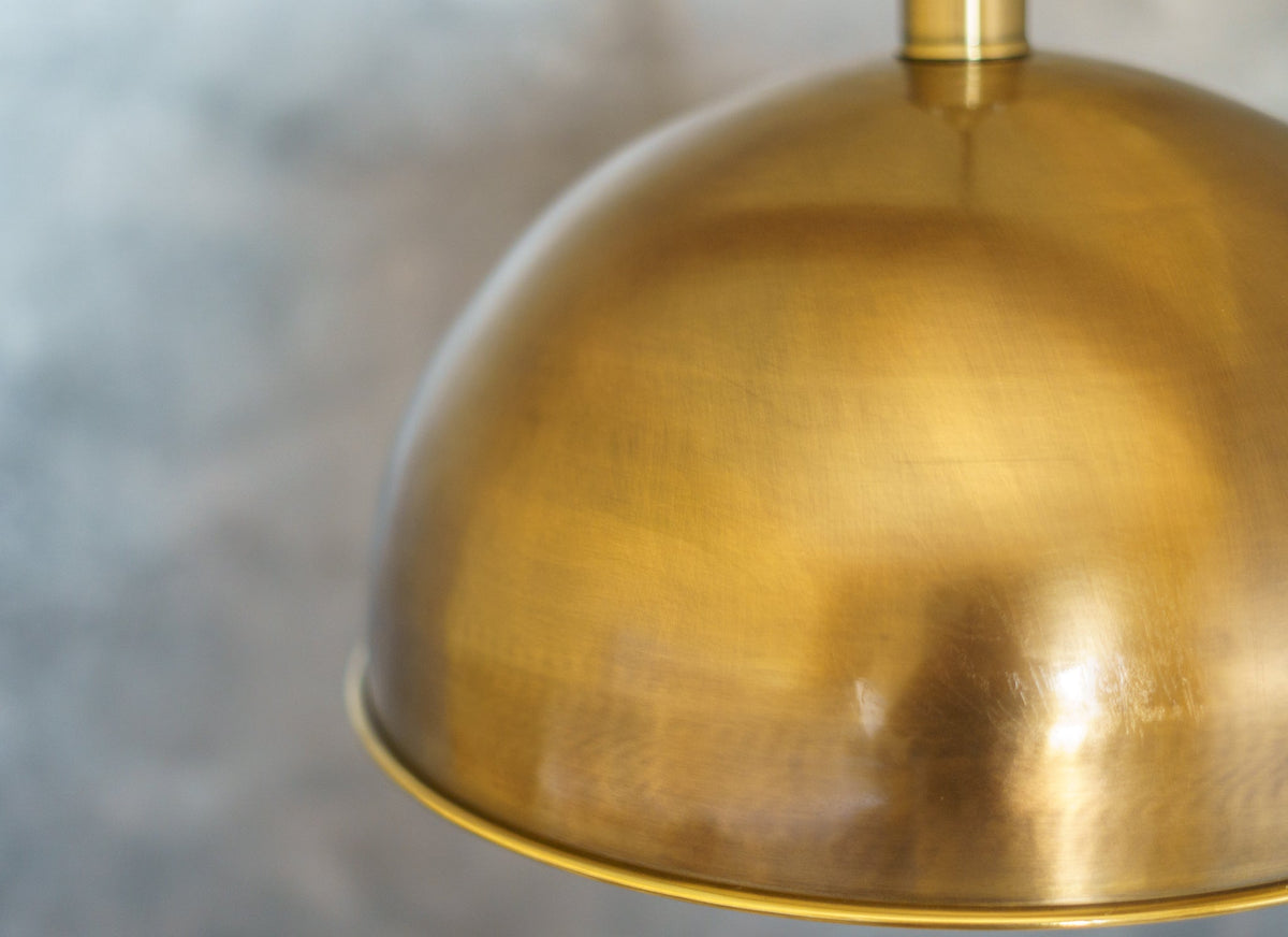 Oil Rubbed Bronze Dome Pendant Light, Bronze Ceiling Dome Lampshade - Insideast