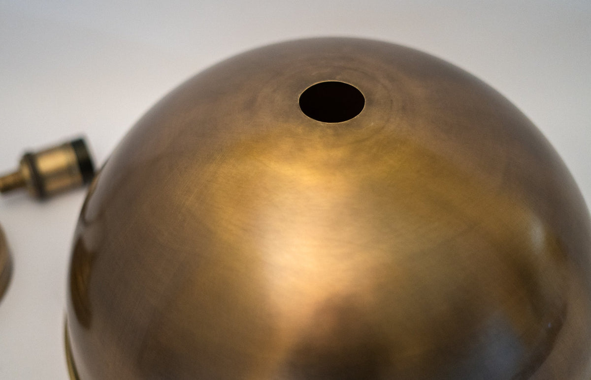 Oil Rubbed Bronze Dome Pendant Light, Bronze Ceiling Dome Lampshade - Insideast