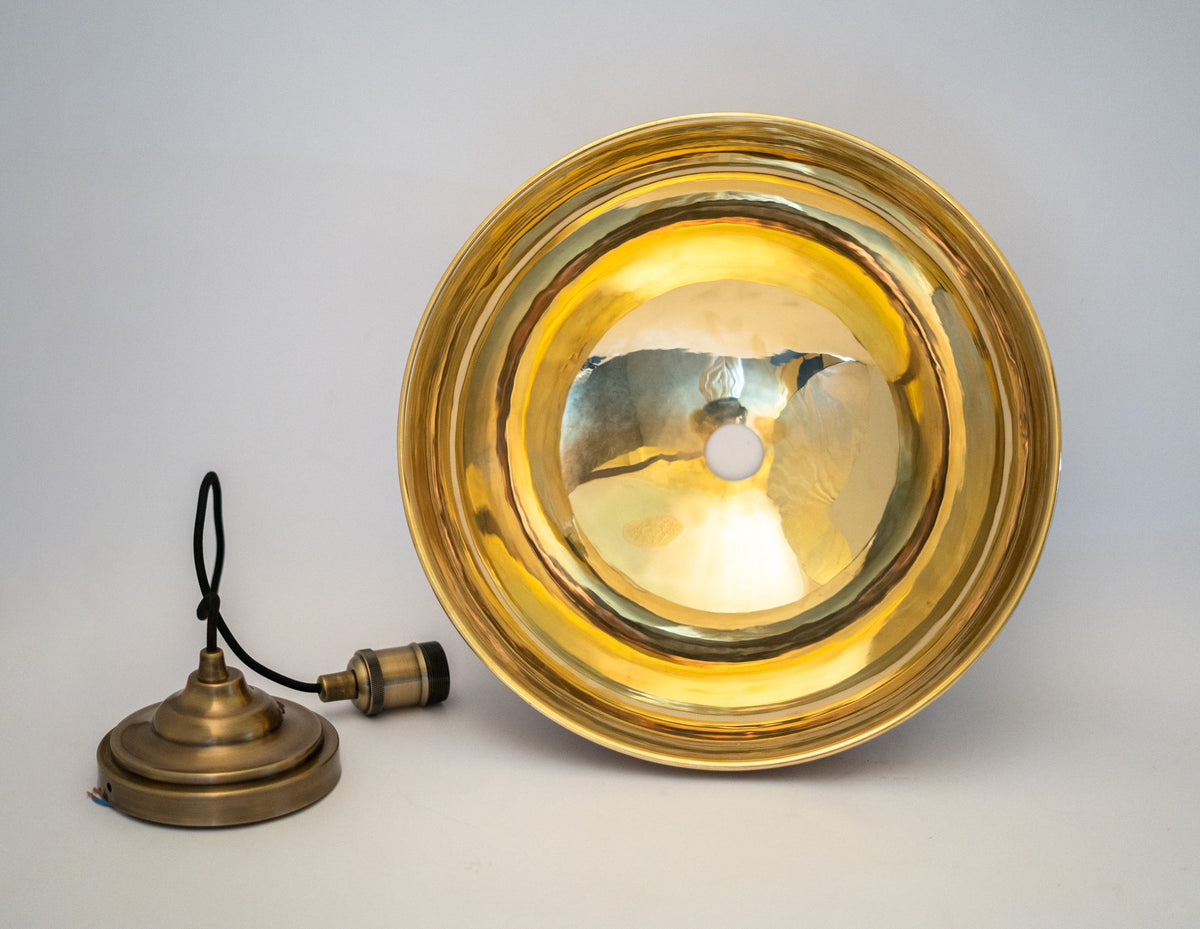 Oil Rubbed Bronze Dome Pendant Light, Bronze Ceiling Dome Lampshade - Insideast