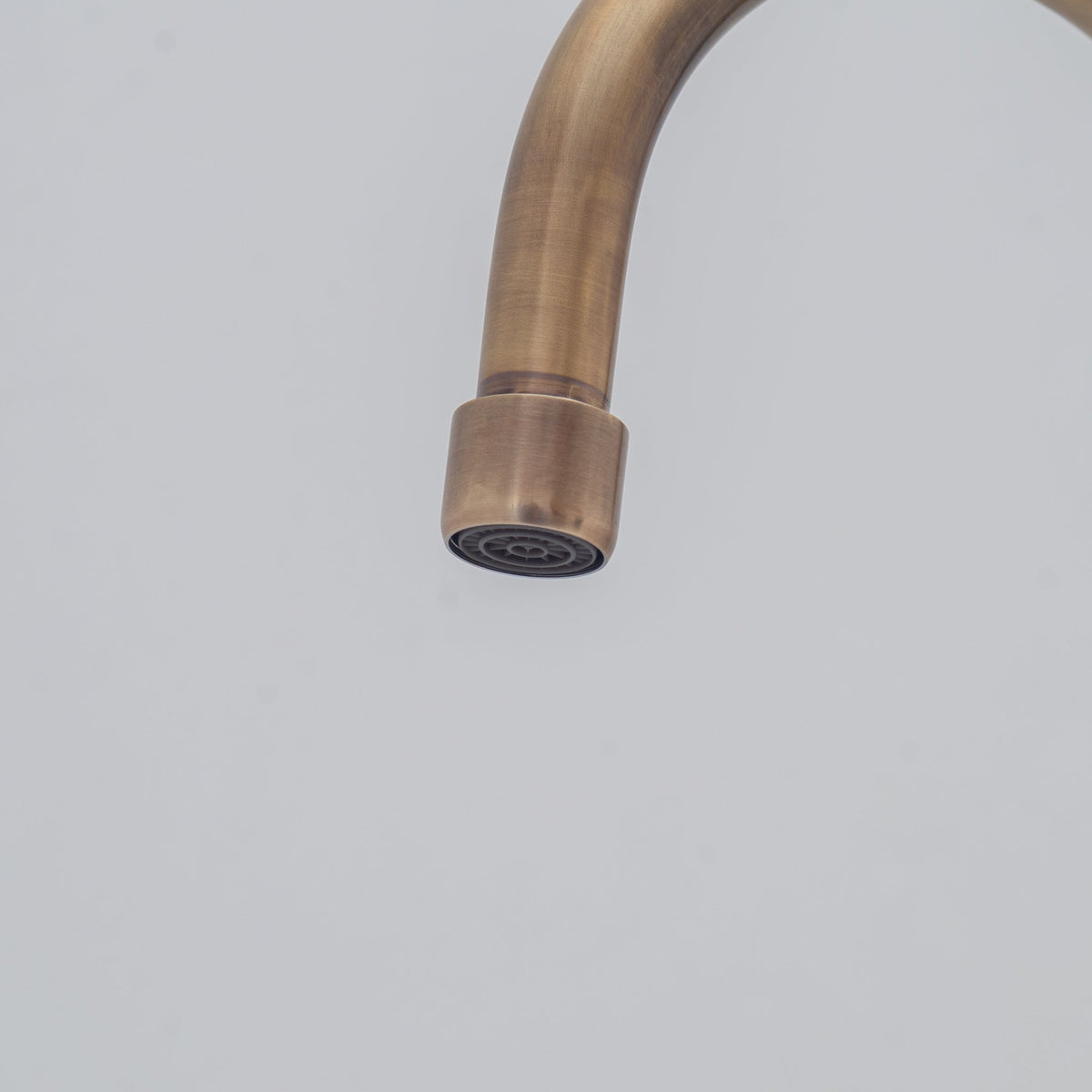 Oil Rubbed Bronze Single Hole Faucet, Antique Bronze Bathroom Sink Faucet - Insideast