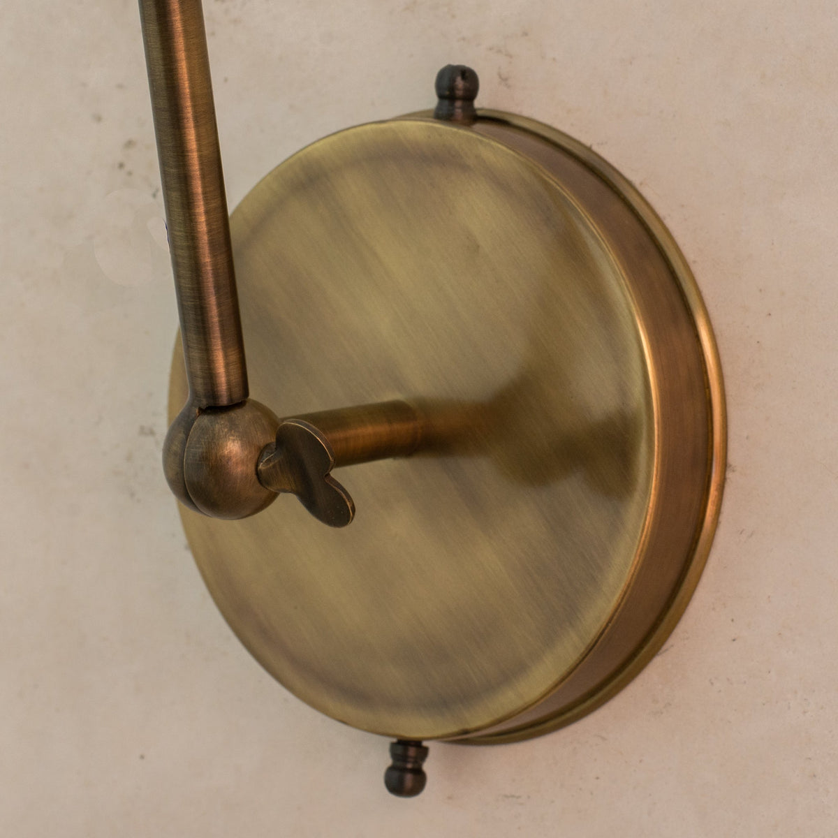 Oxidized Copper Wall Sconce, Swing Arm Light, 3 - Point Adjustable Sconce, Wall Light With Copper Shade, Swivel Wall Lamp Copper - Insideast